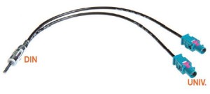 Antenski adapter Twin Fakra (ločeno) - ISO