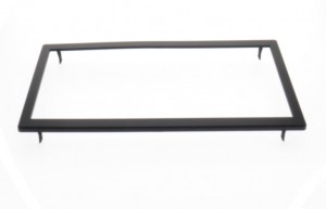 Okrasna maska za 2-iso radio - 4mm