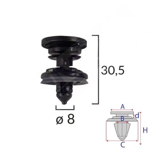 Sponka za tapete - C40571