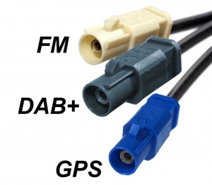 Strešna 16V kombinirana tri-band antena
