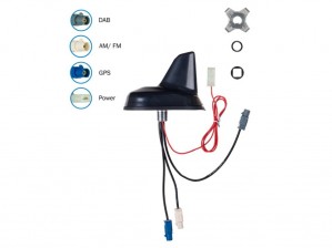 Blaupunkt antena SHARK kombinirana Fm/Dab/Gps