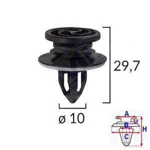 Sponka za tapete - C50468