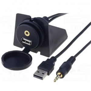 Vgradna USB in AUX-in vtičnica