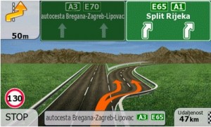 Navigacijska kartica za radie Blaupunkt
