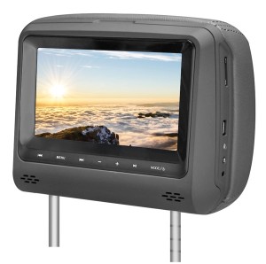 Vzglavnik z 7" LED monitorjem in DVD/USB predvajalnikom